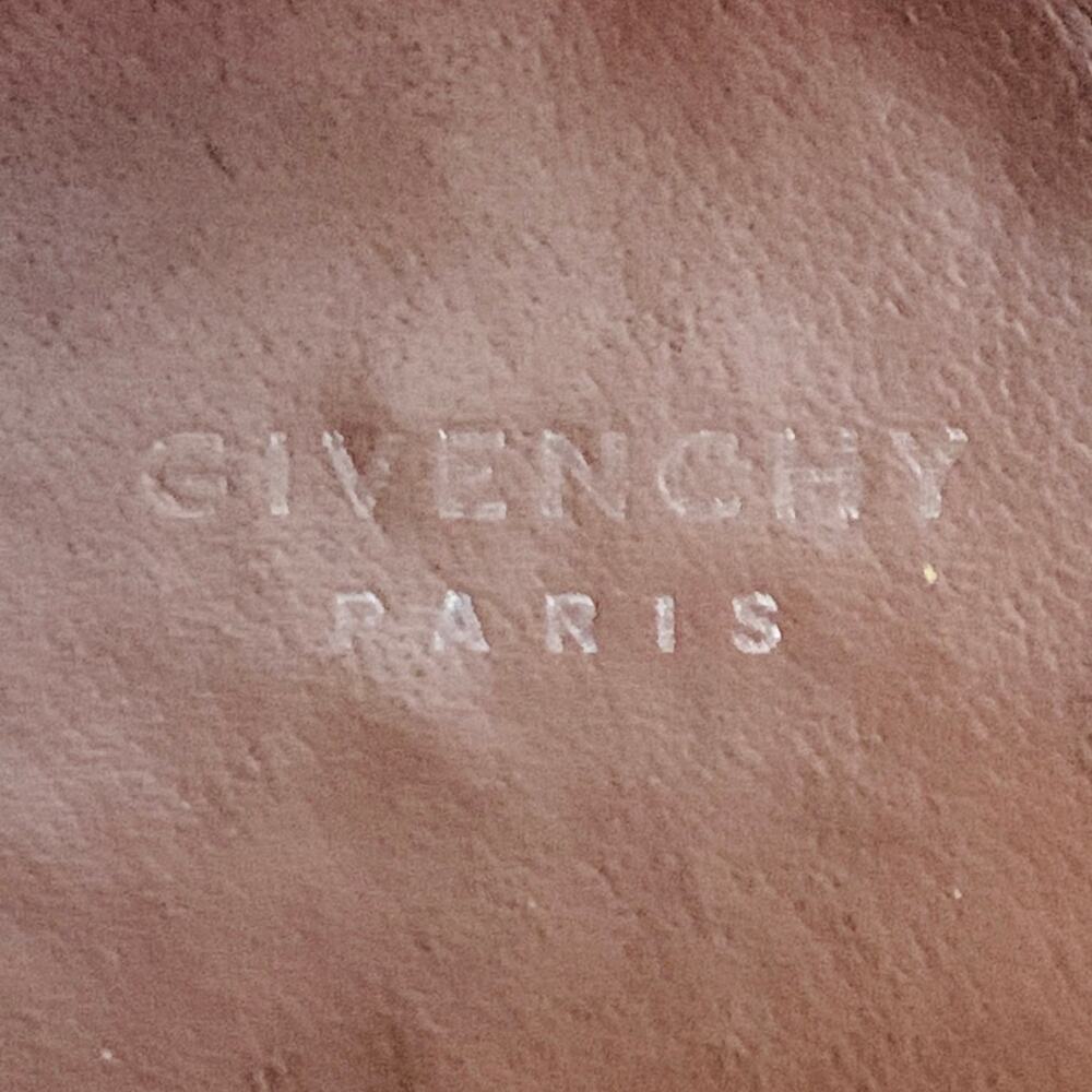 GIVENCHY Size 8 Black Studded Leather Belted Ankle Boots - Picture 7 of 11